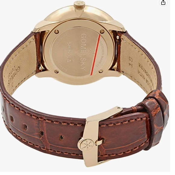 Gomelsky by Shinola Audry Rose Cream Dial Alligator Brown Leather Strap - Picture 4 of 4